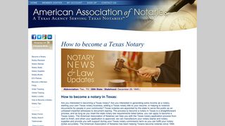 How to Become a Notary in Texas | American Assoc. Notaries