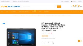 HP Notebook 250 G6 Monitor 15.6