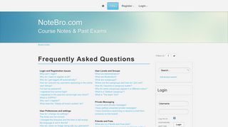 NoteBro.com • Frequently Asked Questions