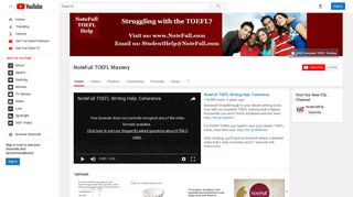 NoteFull TOEFL Mastery - YouTube