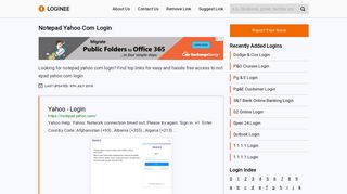 Notepad Yahoo Com Login