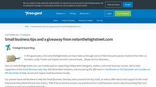 Small business tips and a giveaway from notonthehighstreet.com ...