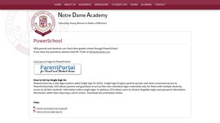 Notre Dame Academy Educating Young Women to Make a Difference
