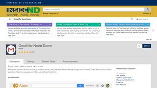 Gmail for Notre Dame (Gmail) | InsideND
