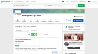 Nottingham City Council Employee Benefits and Perks | Glassdoor.co.uk