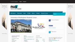 University of Nottingham Students' Union: Students' Unions: www.nus ...