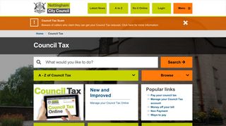 Council Tax - Nottingham City Council