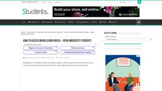 How To Access NOUN ilearn Videos - Open University Students
