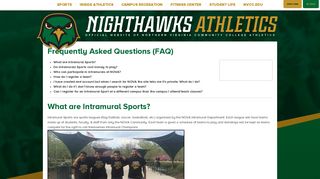 Frequently Asked Questions (FAQ) - NOVA Athletics