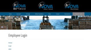 Nova Services :: Employee Login - Nova Mud