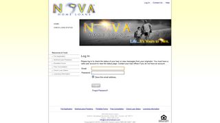 NOVA® Home Loans : Login