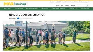New Student Orientation :: Northern Virginia Community College