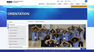 Freshman Students | Orientation and Shark Preview - Nova ...