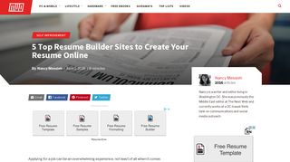 5 Top Resume Builder Sites to Create Your Resume Online