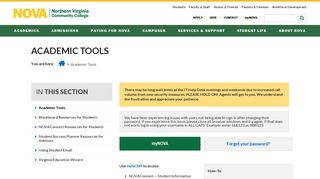 Academic Tools :: Northern Virginia Community College