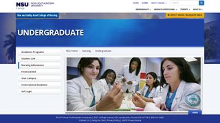 Undergraduate Nursing Admissions - Ron and Kathy Assaf College of ...