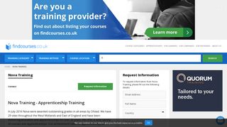 Nova Training - Findcourses.co.uk