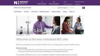MD Links | Novant Health