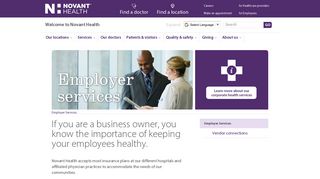 Employer Services | Novant Health