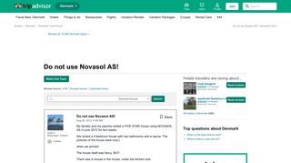 Do not use Novasol AS! - Denmark Forum - TripAdvisor