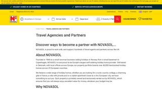 Travel Agencies and Partners - Novasol