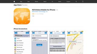 NOVAtime Mobile for iPhone on the App Store - iTunes - Apple