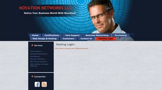 Hosting Login: | Novation Networks LLC
