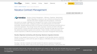 Novatus Contract Management | DocuSign