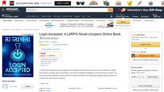 Login Accepted: A LitRPG Novel (Incipere Online Book 1) - Amazon.com