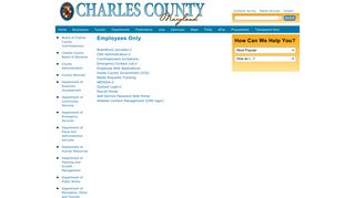 Employees Only - Charles County Government