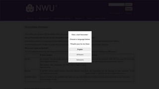 GroupWise Archives | NWU | North-West University