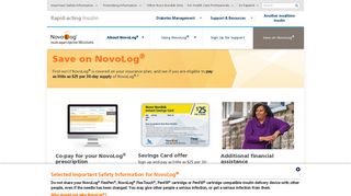 NovoLog® Savings and Co-pay Information | NovoLog® (insulin ...