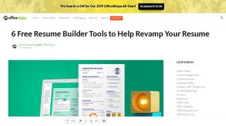 6 Free Resume Builder Tools to Help Revamp Your Resume ...