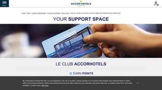 How do I access my account to see my Le Club AccorHotels ... - Novotel