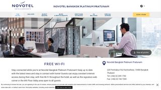 Free Wi-Fi | Novotel Bangkok Platinum Pratunam