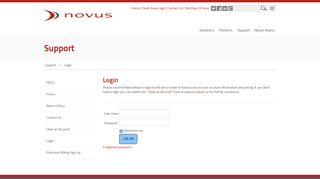Novus llc - Client Login