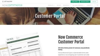 Customer Portal - Now Commerce