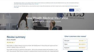 Review | Now Health medical insurance | AES International