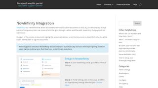 NowInfinity Integration - Partner Support