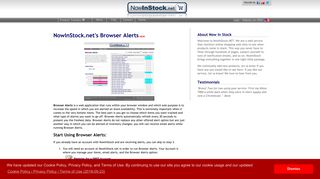 NowInStock.net Browser Alerts
