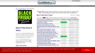 Black Friday Deals & Alerts In Stock Tracker - NowInStock.net