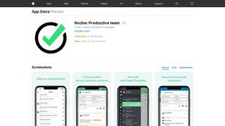 Nozbe: Productive team on the App Store - iTunes - Apple