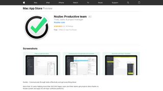 Nozbe: Productive team on the Mac App Store - iTunes - Apple
