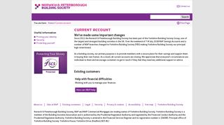 Current account | Norwich and Peterborough Building Society