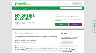 My Online Account - Yorkshire Building Society
