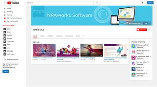 NPAWorks - YouTube