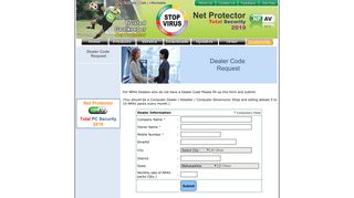 NPAV Dealer Code Request - India AntiVirus
