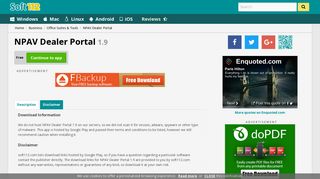 NPAV Dealer Portal - Download