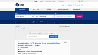NPB Security Jobs in All Australia - SEEK
