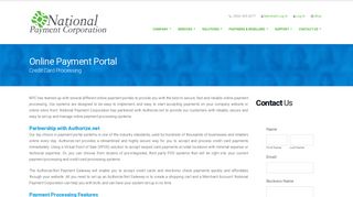 Authorize.net - NPC Merchant Services | Accept Online Payments